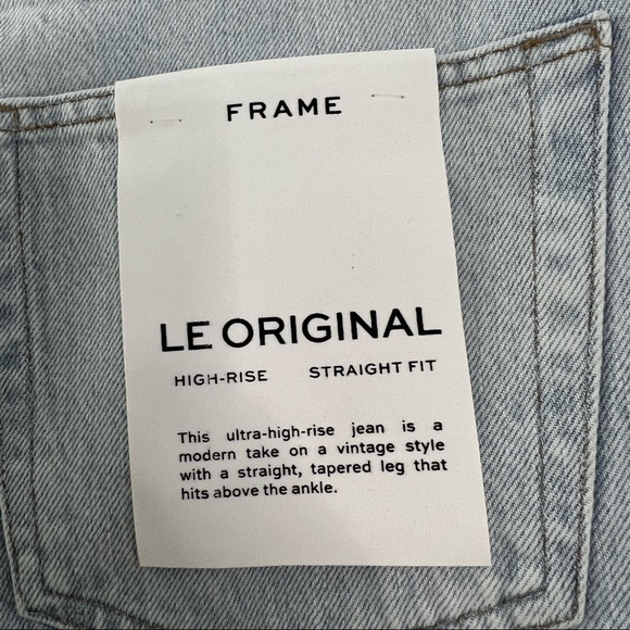 FRAME Le Original Distressed High Waisted Jeans - Picture 10 of 12